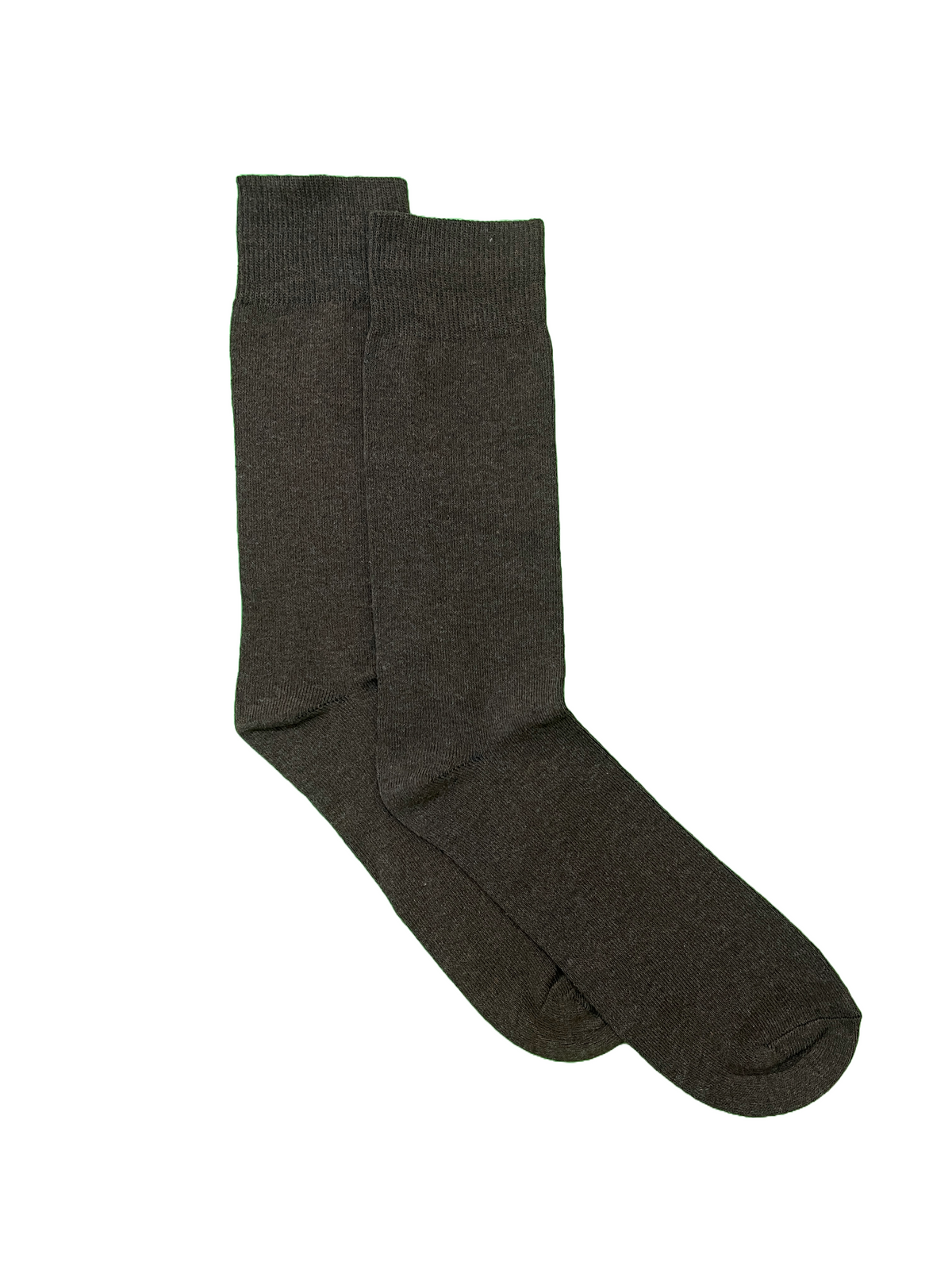 Men's Brown Crew Socks